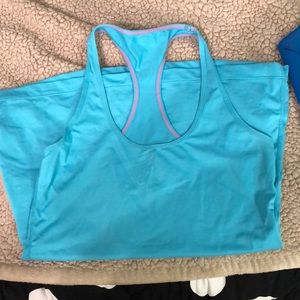 Blue tank top